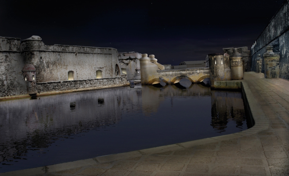 Proyecto de iluminación del Fuerte San Juan de Ulua